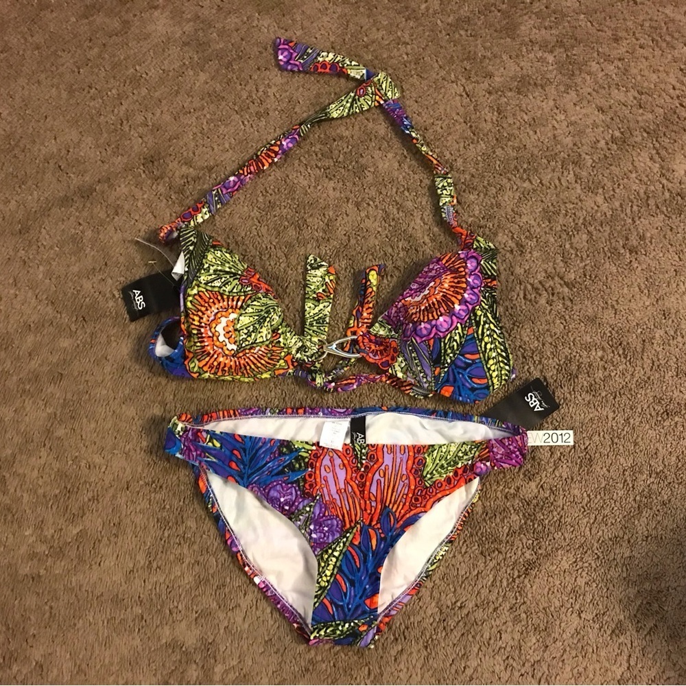 NWT ABS Allen Schwartz Bikini Set